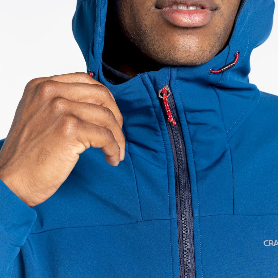 Vestes Craghoppers Tripp Encapuchonné Homme Bleu Marine Bleu | OMW9682GW