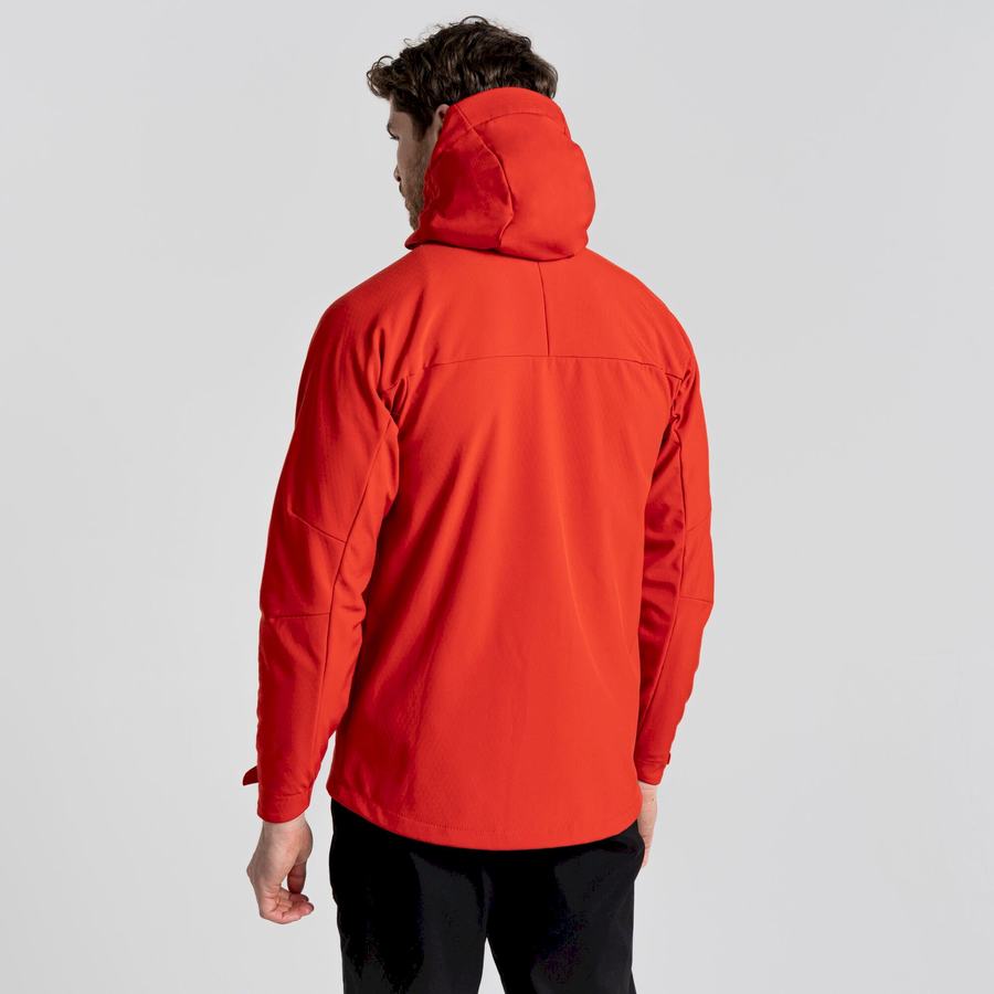 Vestes Craghoppers Tripp Encapuchonné Homme Rouge | URF5936OT